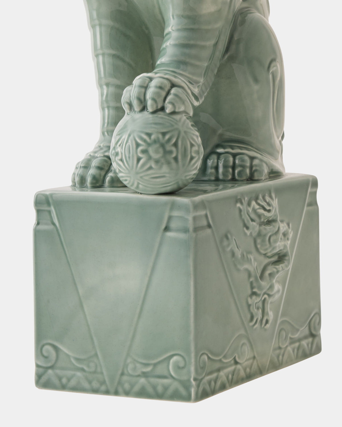 Foo Dog-Right-Blue