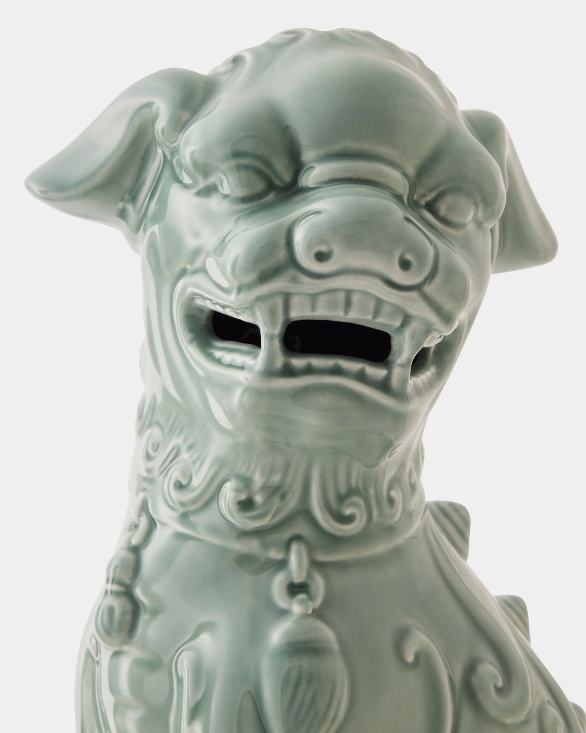 Foo Dog-Right-Blue