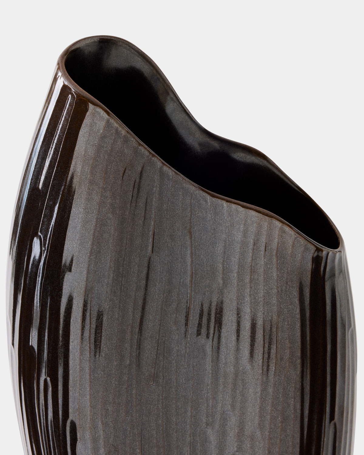 Heimdall Horn Vase-Dark-Tall