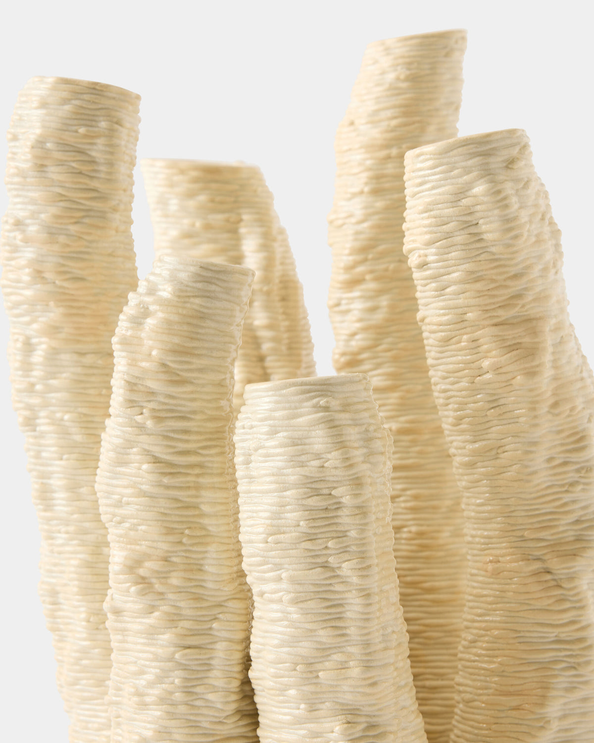 Coral Vase-Beige