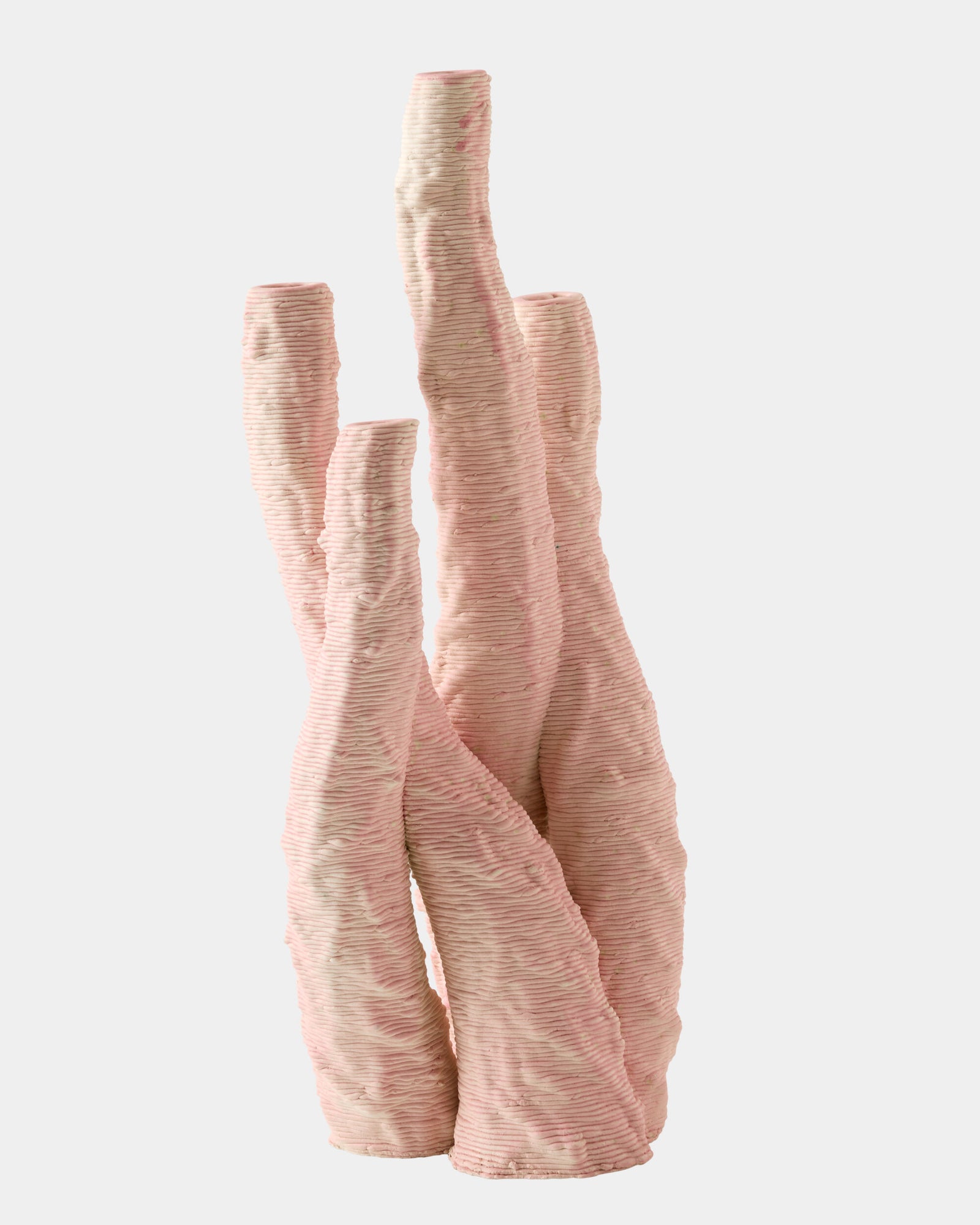 Coral Vase-Pink-Med