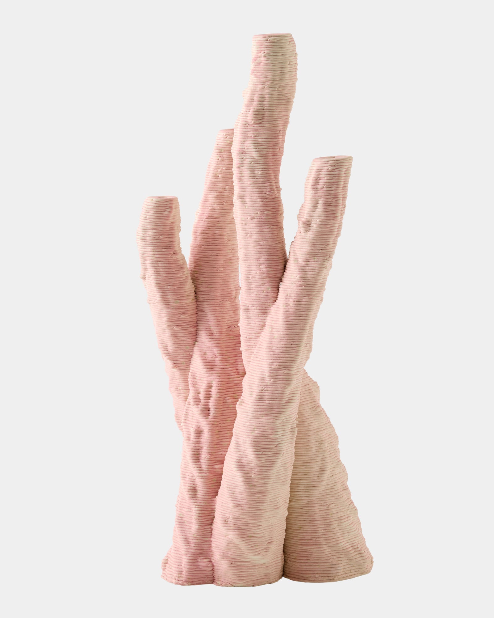 Coral Vase-Pink-Med