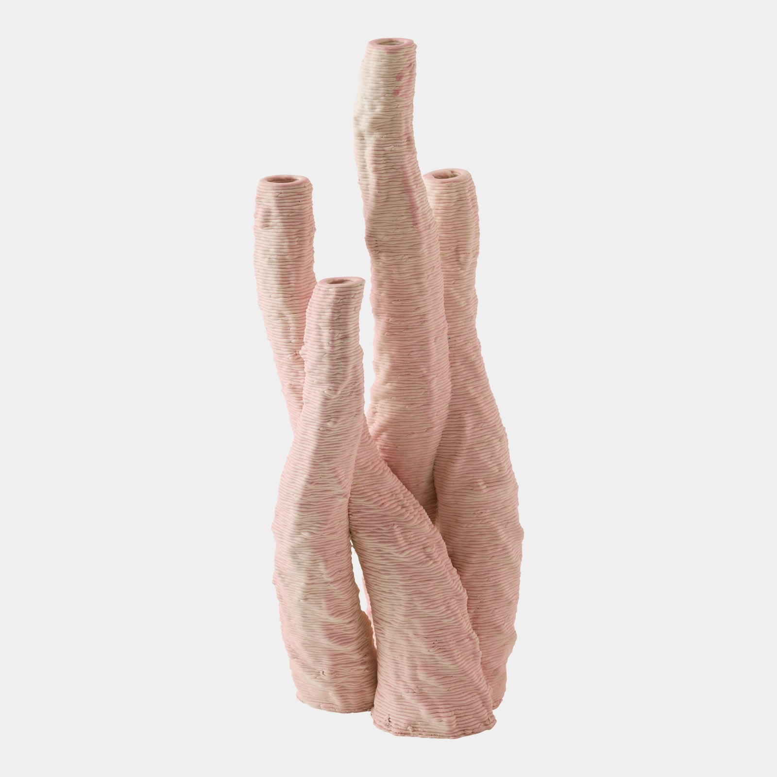 Coral Vase-Pink-Med