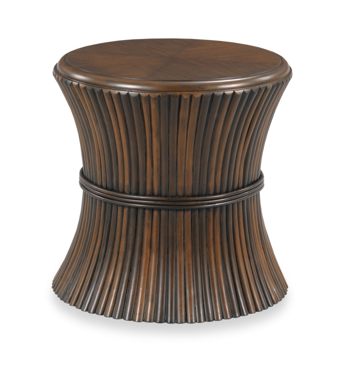 Rattan Drum Table