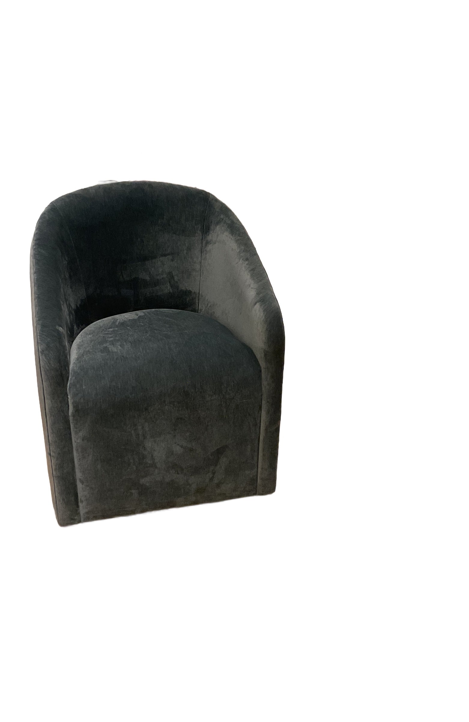 Demi Chair with Casters in Nico Prussian