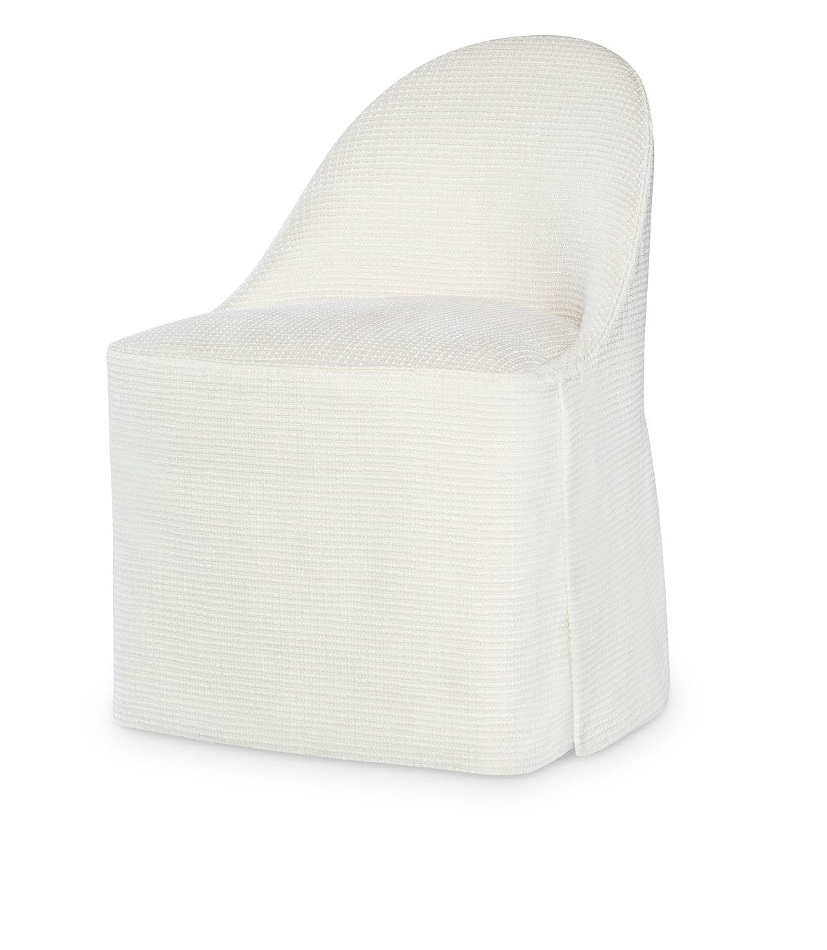 Yardley Skirted Dining Chair W/ Casters