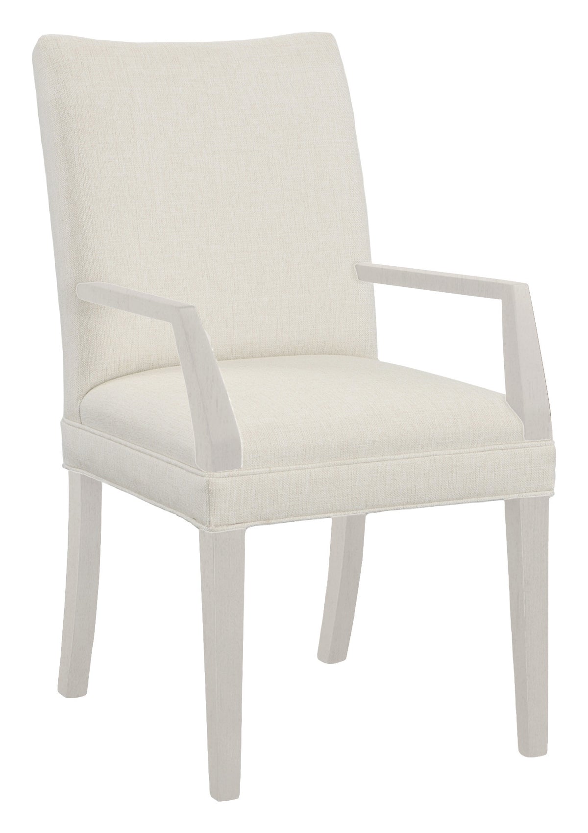 Concave Short Back Leather Arm Chair (L-1200-04-L) - Fairfield Chair