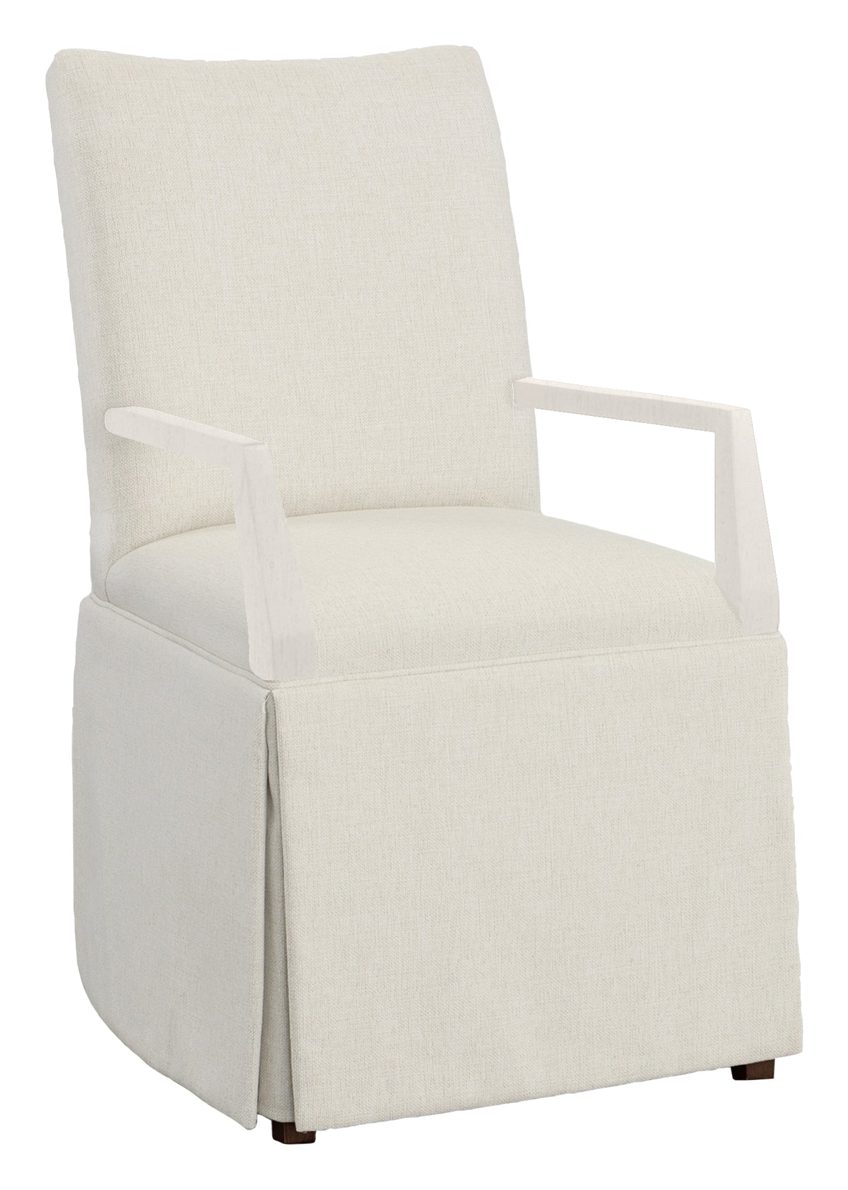Concave Short Back Skirted Arm Chair (1201-04-L) - Fairfield Chair