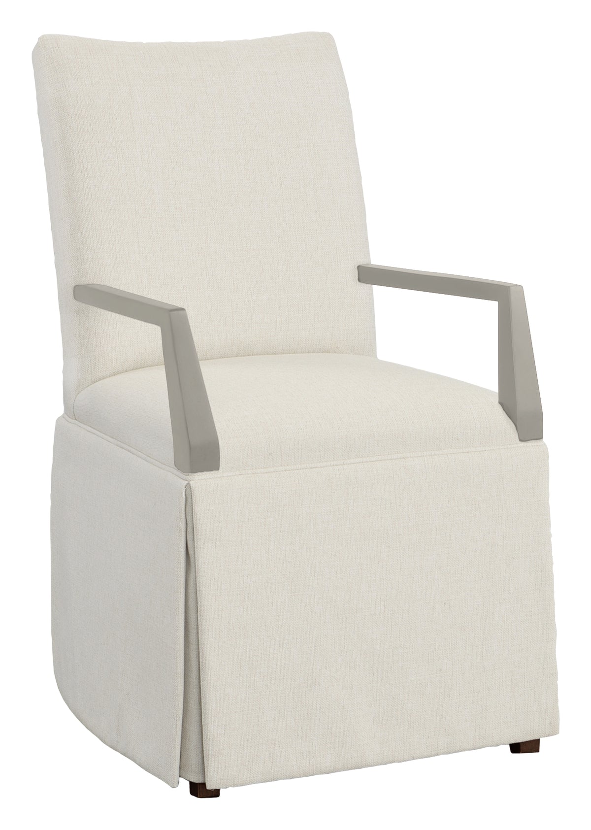 Concave Short Back Skirted Arm Chair (1201-04-S) - Fairfield Chair