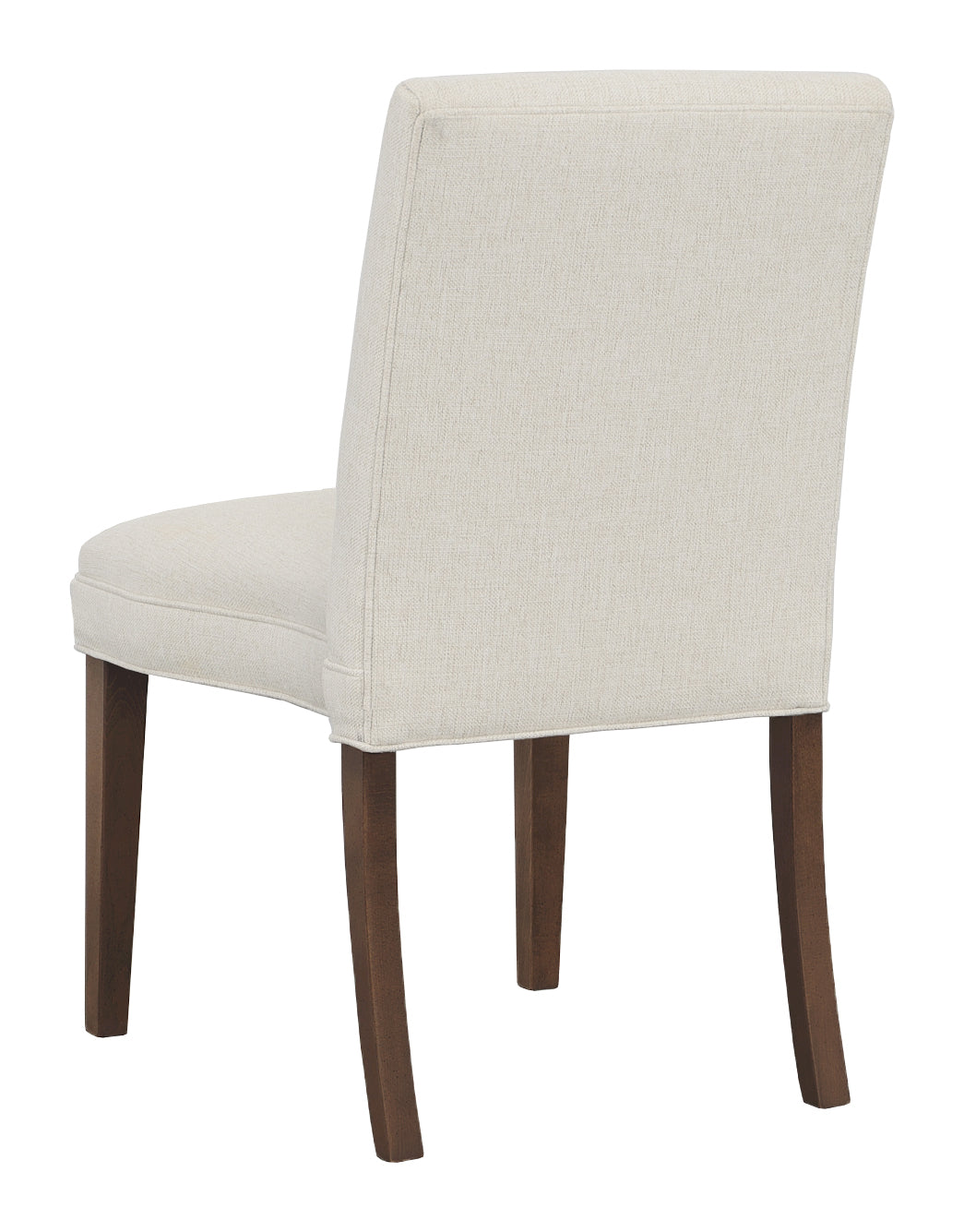 Concave Short Back Leather Armless Stack Chair (L-1202-14-T) - Fairfield Chair