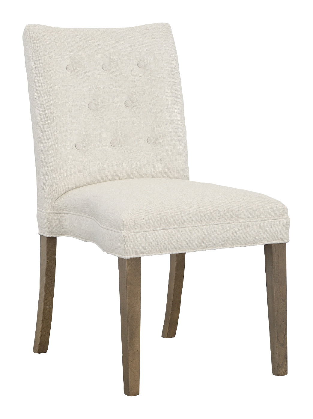 Concave Short Back Leather Armless Stack Chair (L-1202-14) - Fairfield Chair