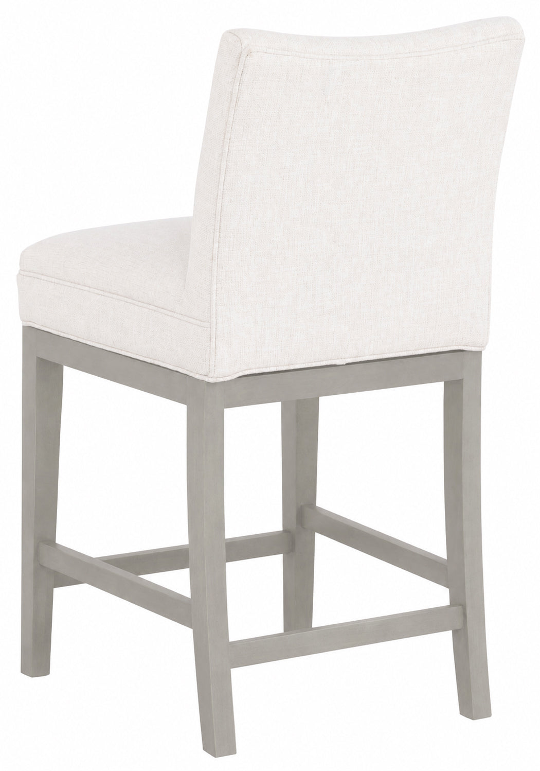Concave Short Back Leather Counter Stool (L-1202-C7-S) - Fairfield Chair
