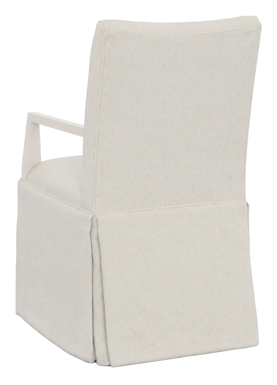 Concave Short Back Skirted Arm Chair (1203-04-L) - Fairfield Chair
