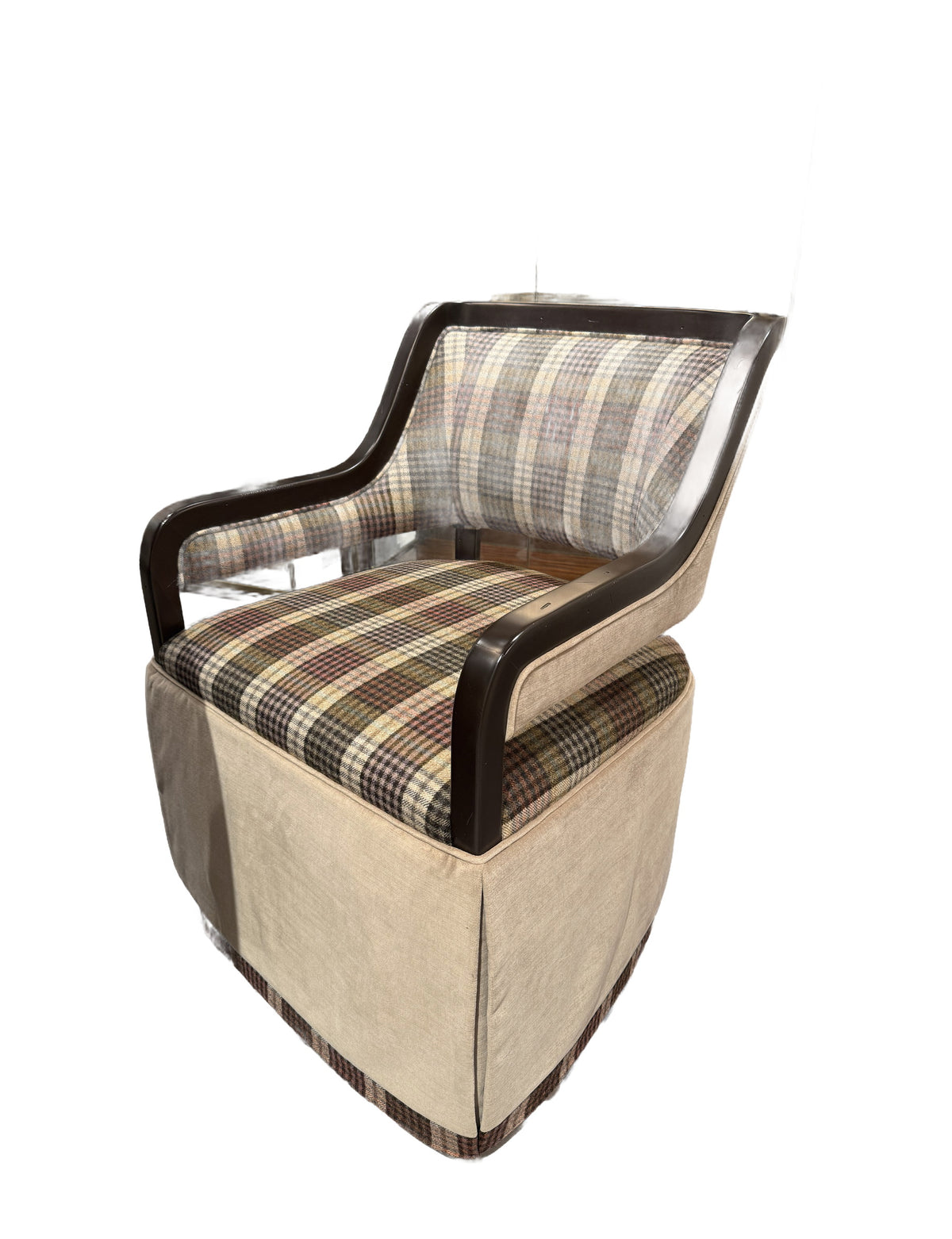 Merritt Skirted Dining Chair in Bertie Currant