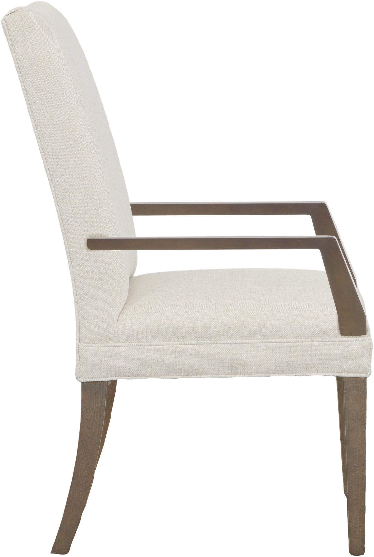Concave Tall Back Leather Arm Chair (L-1204-04) - Fairfield Chair