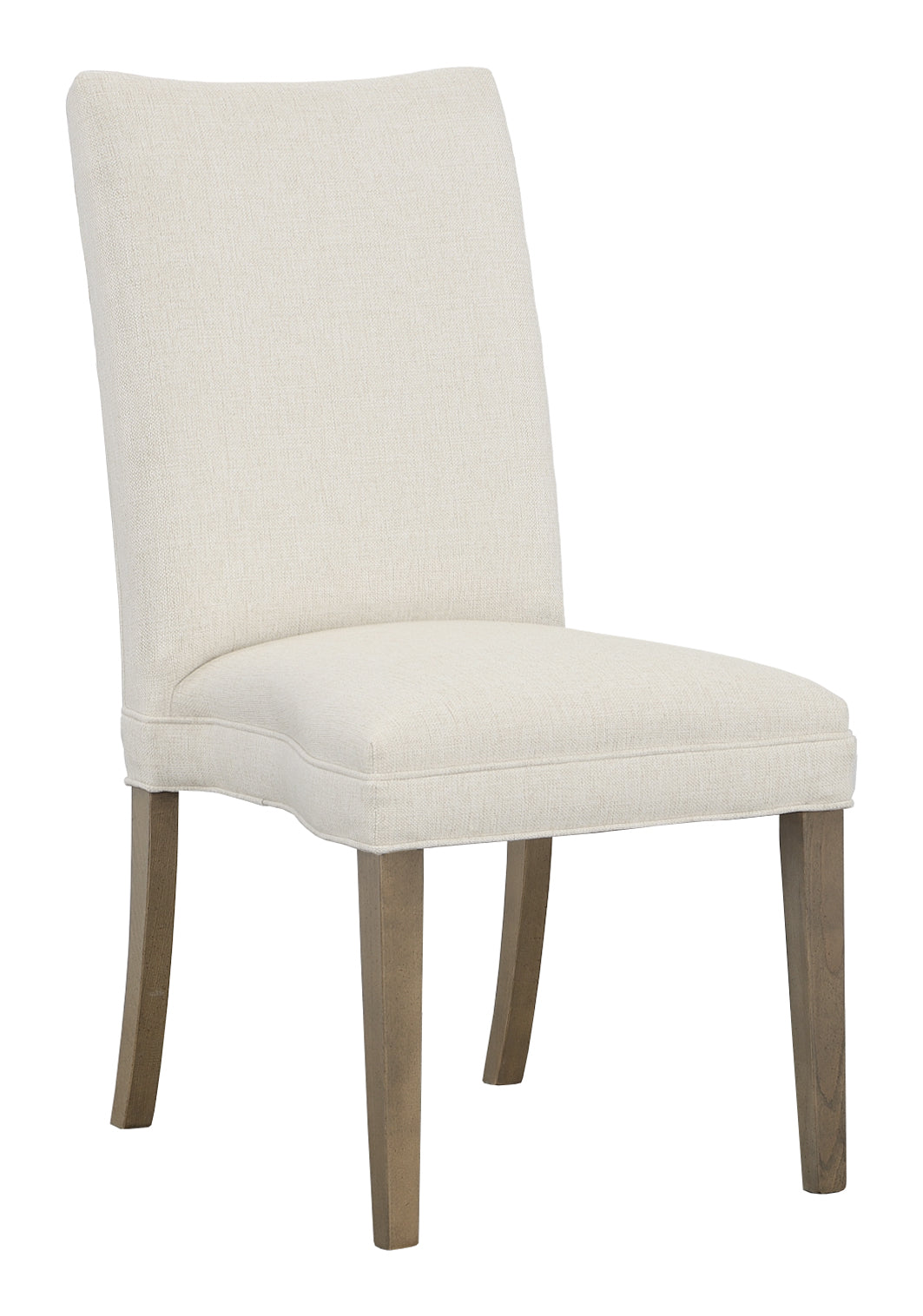 Concave Tall Back Leather Armless Stack Chair (L-1204-14-M) - Fairfield Chair