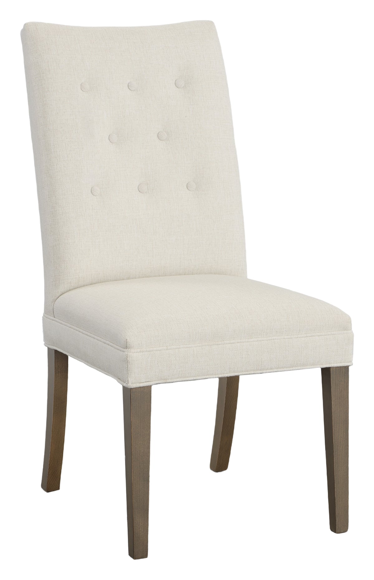 Concave Tall Back Leather Side Chair (L-1206-05) - Fairfield Chair