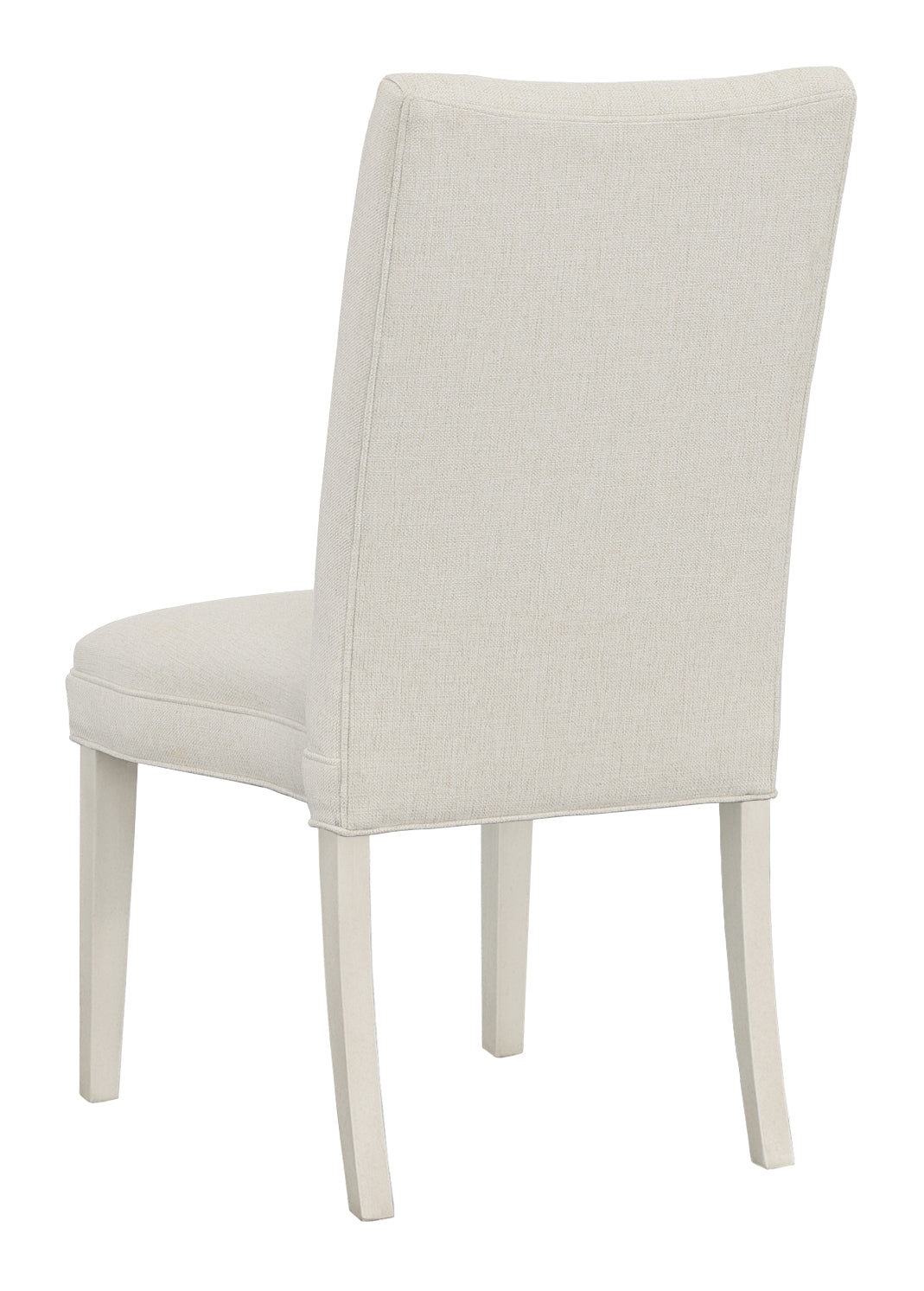 Concave Tall Back Leather Armless Stack Chair (L-1206-14-L) - Fairfield Chair