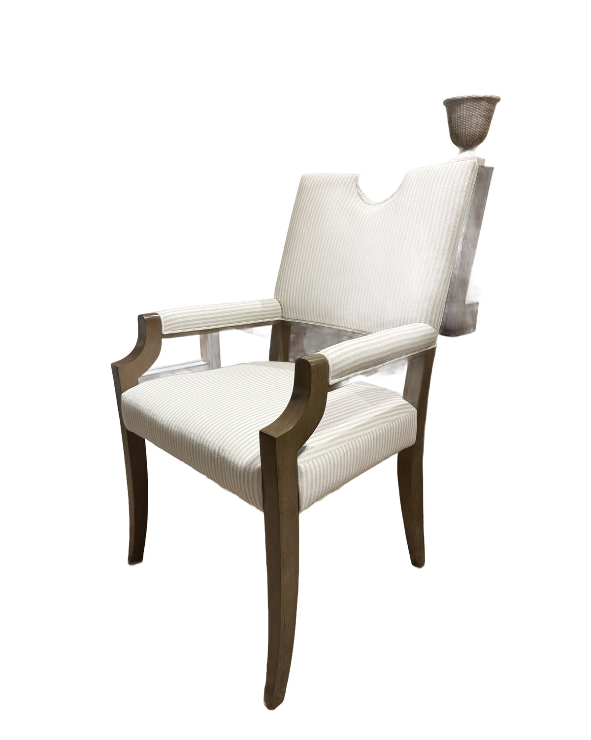 Milena Arm Dining Chair in Halcyon Pear
