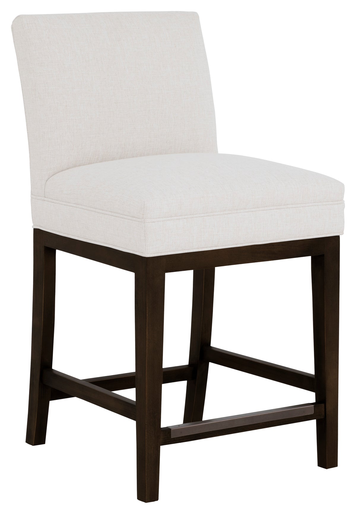 Straight Short Back Leather Counter Stool (L-1210-C7-T) - Fairfield Chair