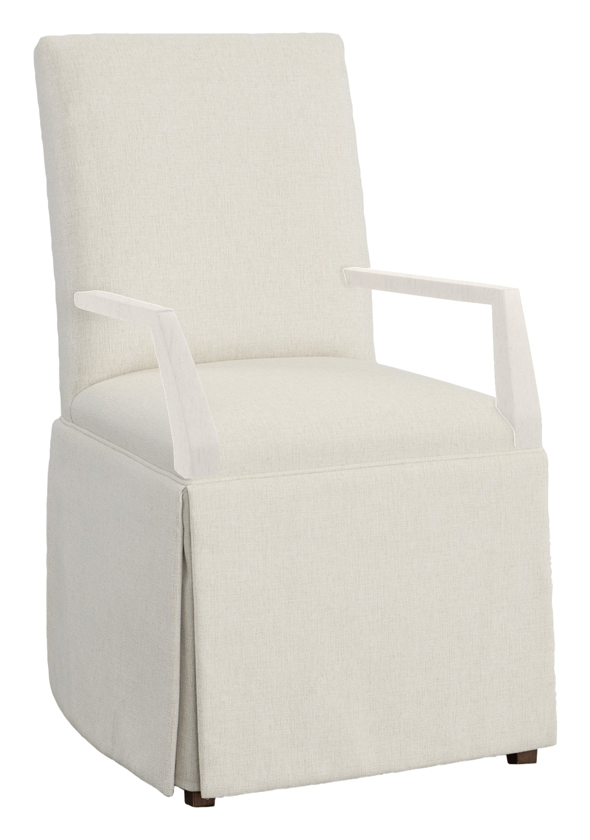 Straight Short Back Skirted Arm Chair (1211-04-L) - Fairfield Chair