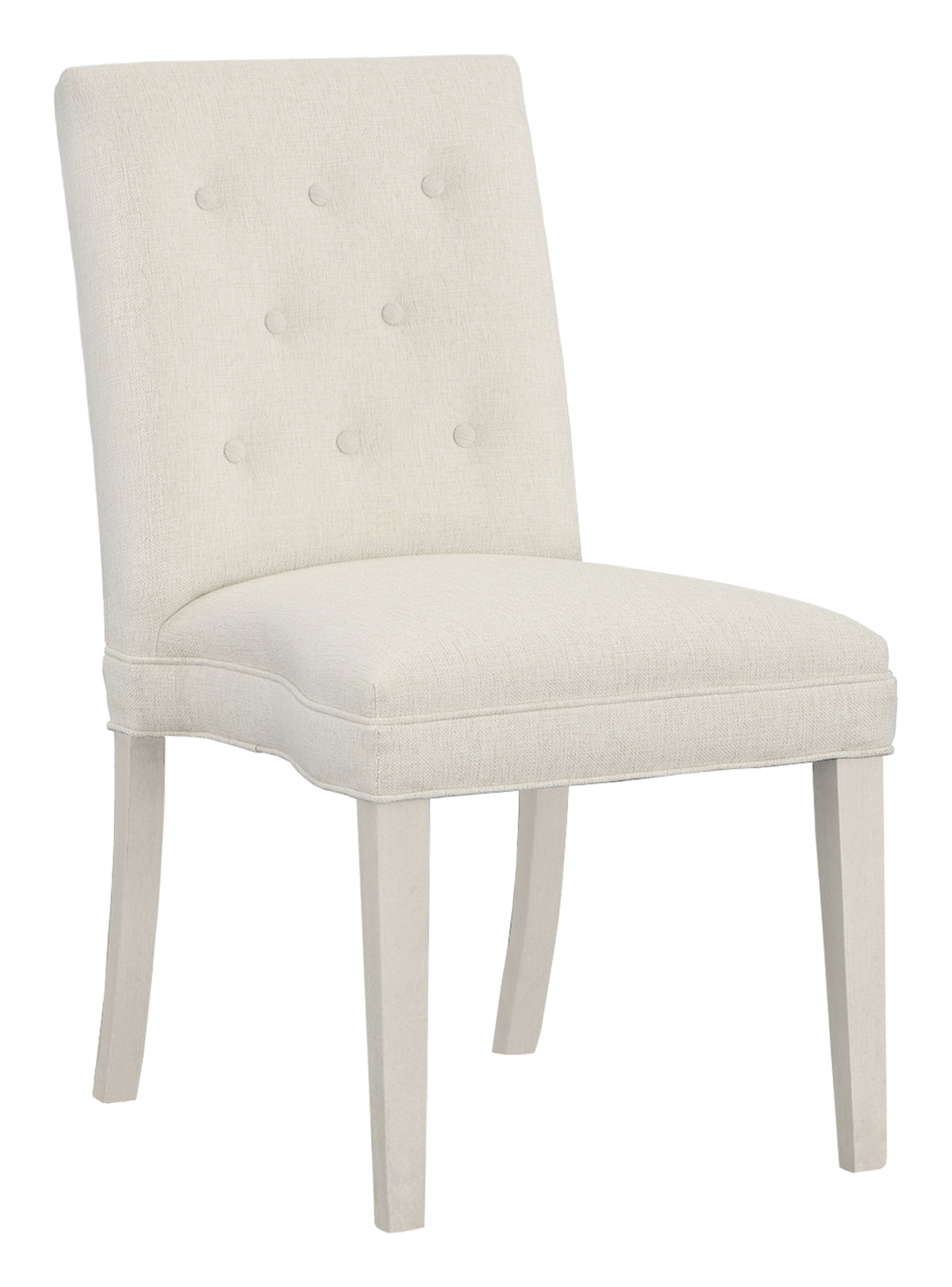 Straight Short Back Leather Armless Stack Chair (L-1212-14-L) - Fairfield Chair