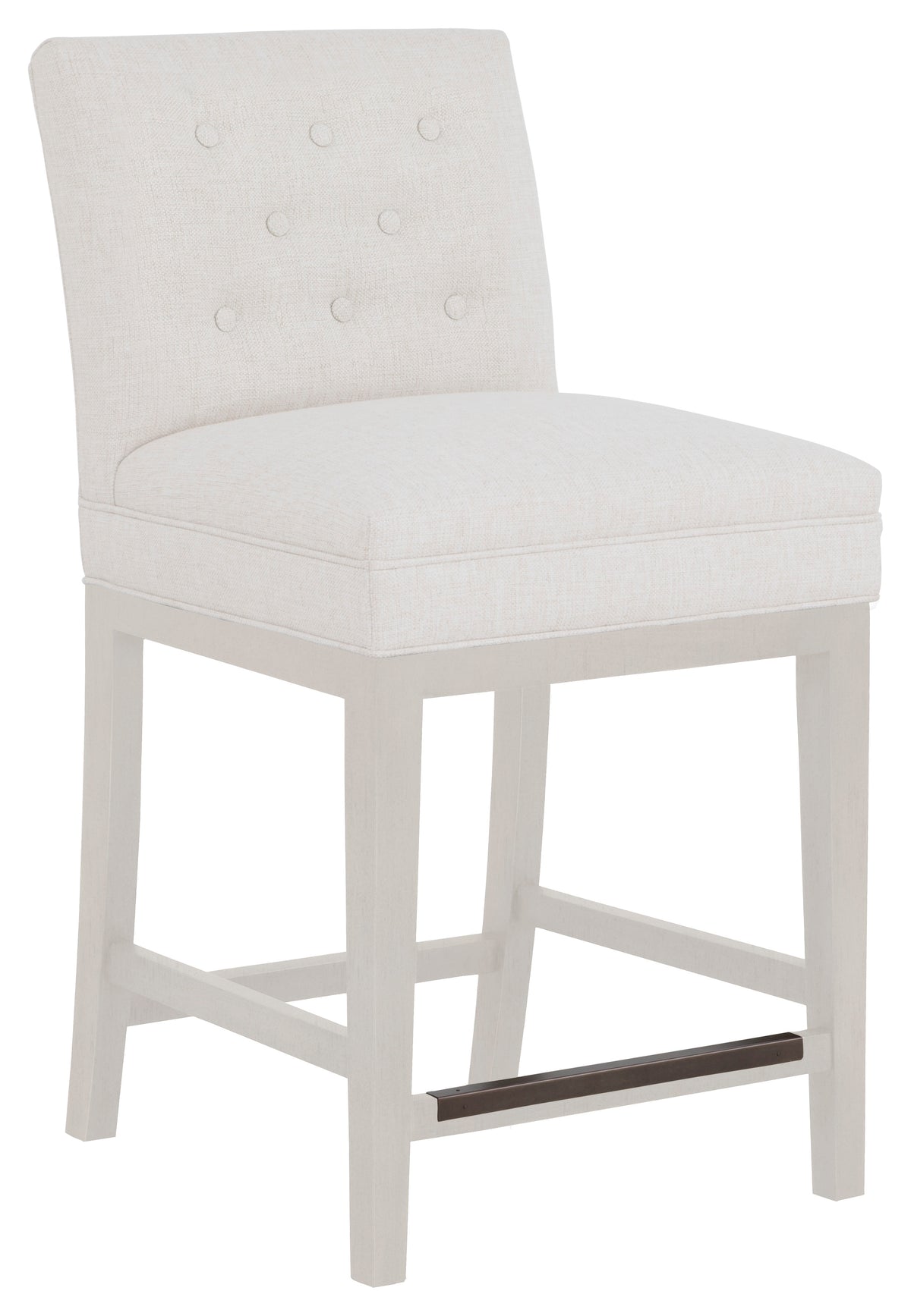 Straight Short Back Leather Counter Stool (L-1212-C7-L) - Fairfield Chair