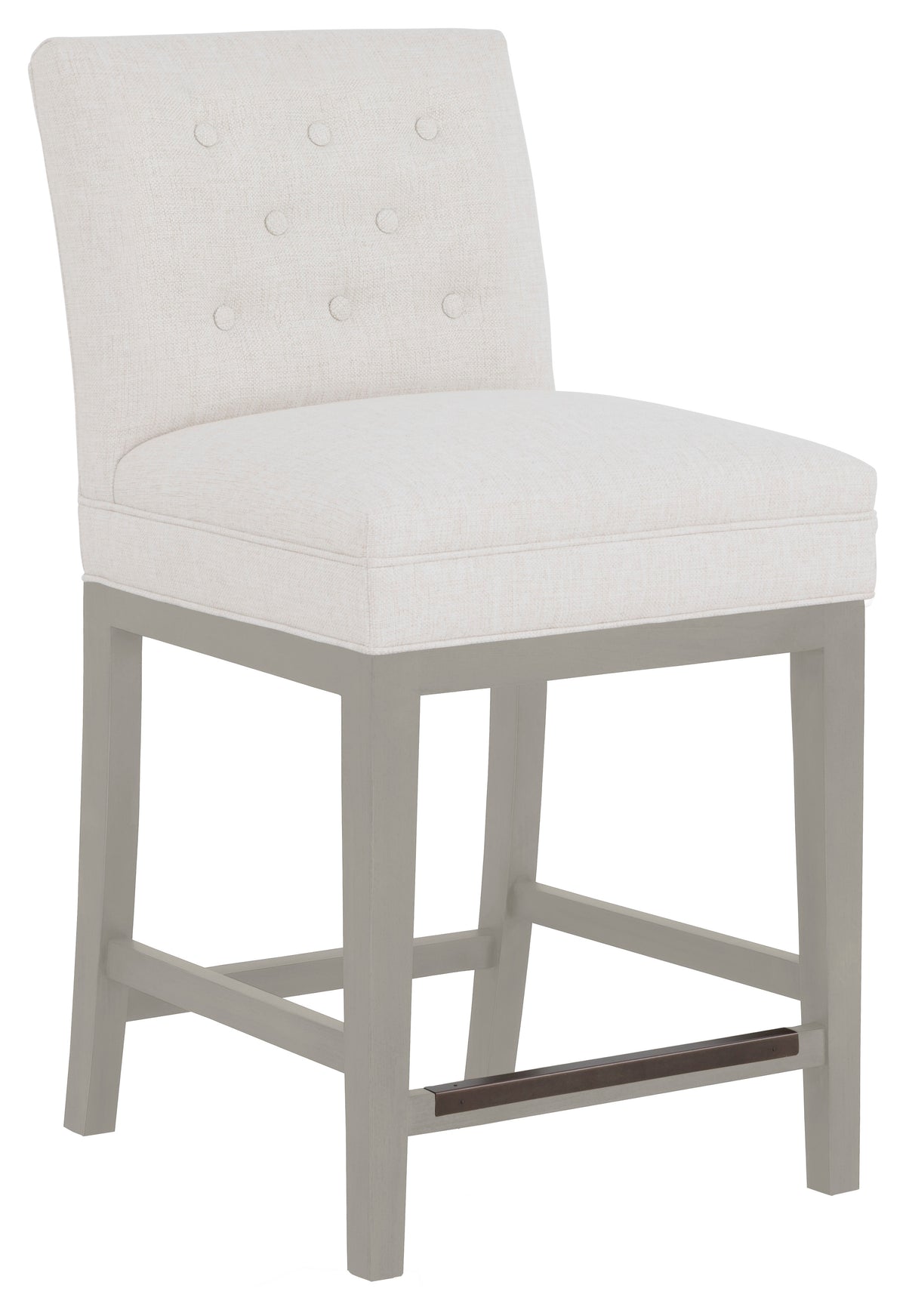 Straight Short Back Leather Counter Stool (L-1212-C7-S) - Fairfield Chair
