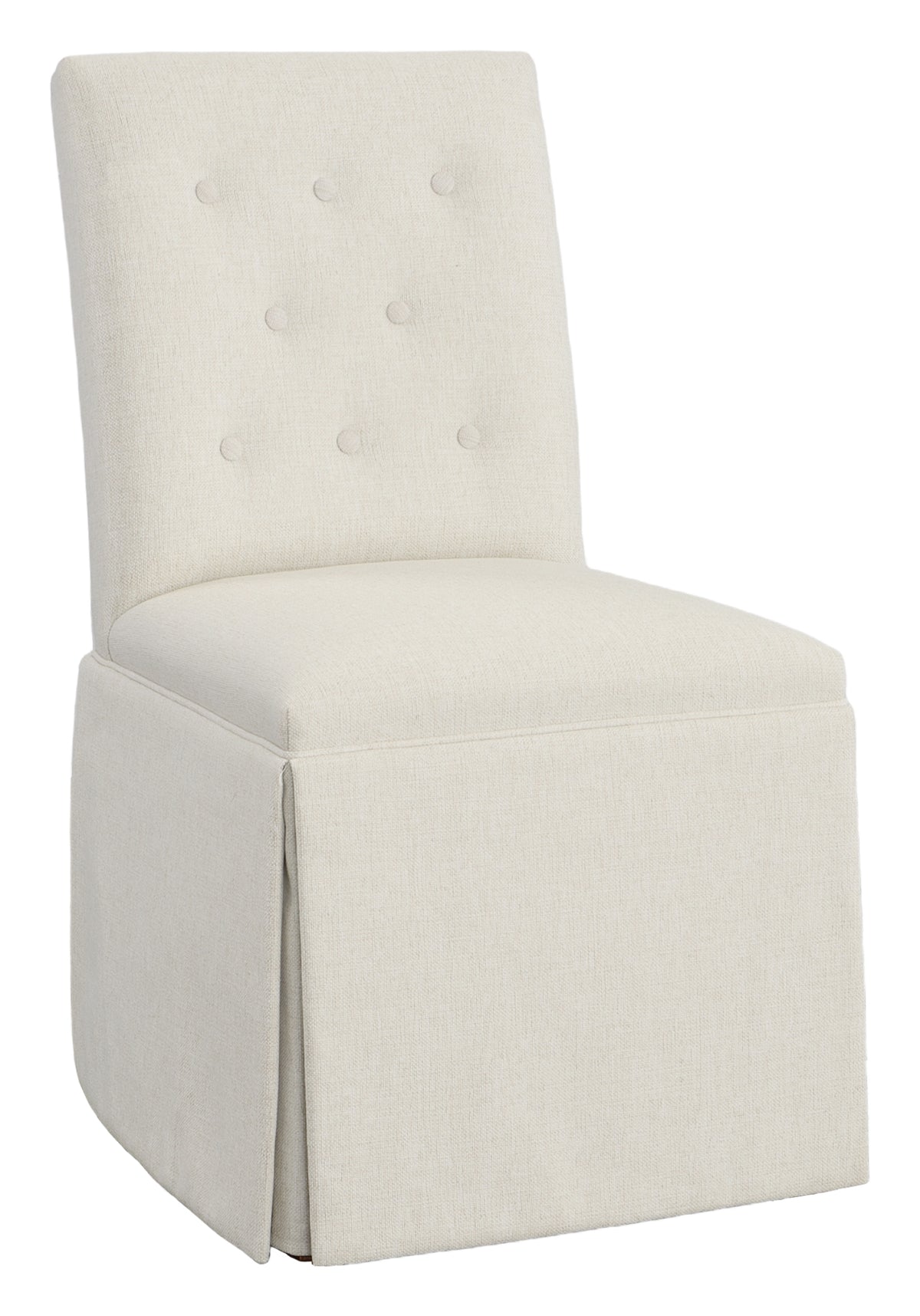 Straight Short Back Skirted Side Chair (1213-05-T) - Fairfield Chair