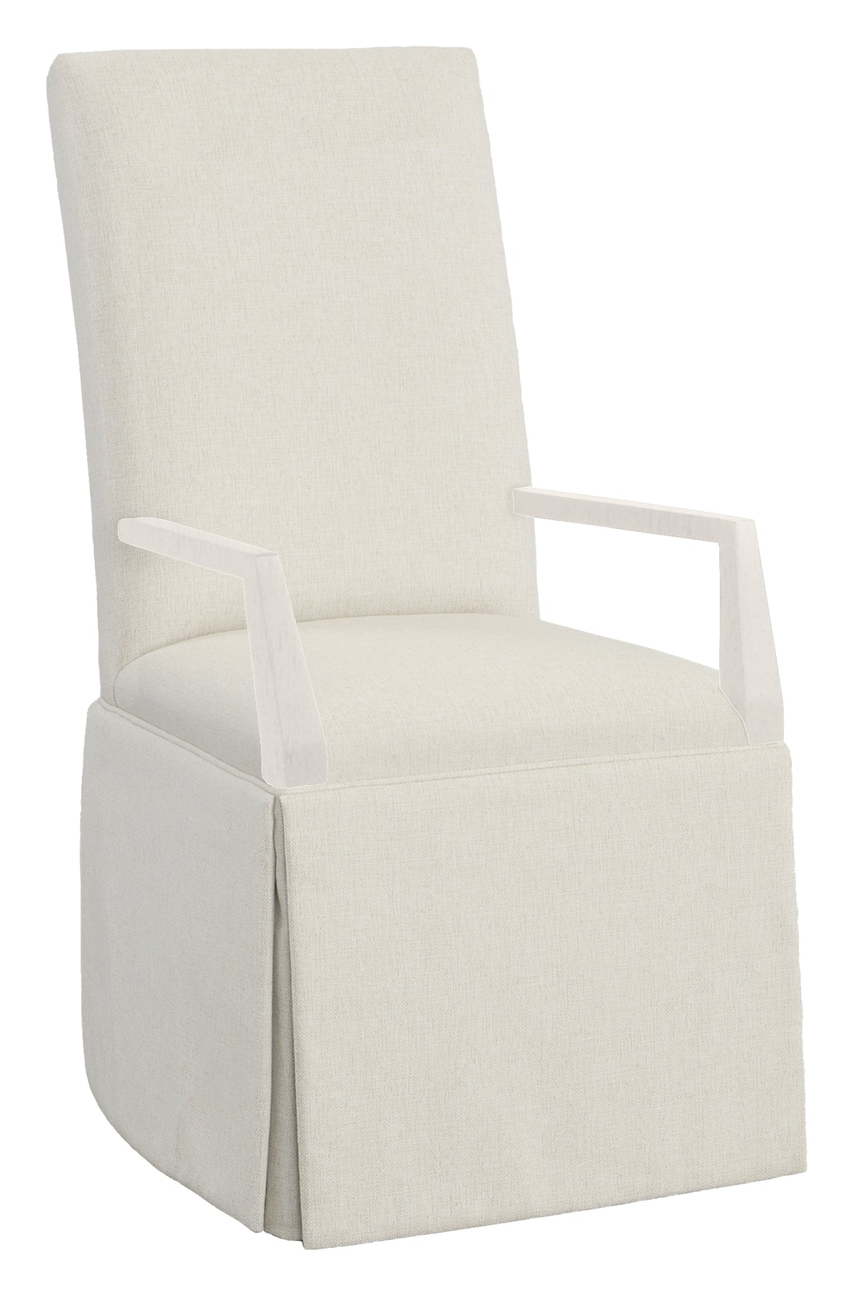 Straight Tall Back Skirted Arm Chair (1215-04-L) - Fairfield Chair