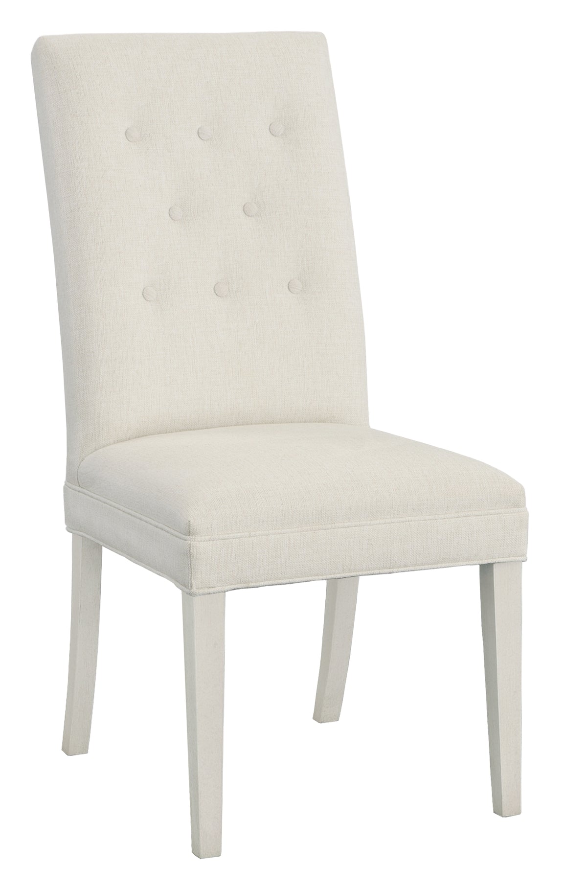 Straight Tall Back Leather Side Chair (L-1216-05-L) - Fairfield Chair