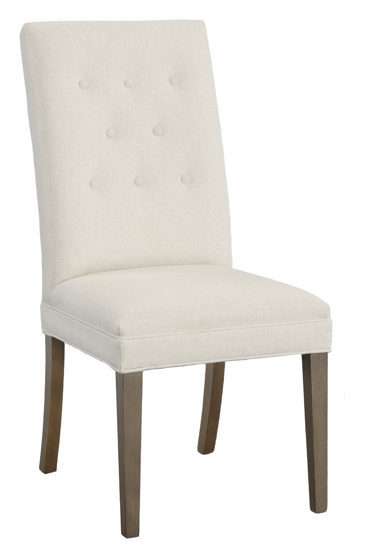 Straight Tall Back Leather Side Chair (L-1216-05-M) - Fairfield Chair