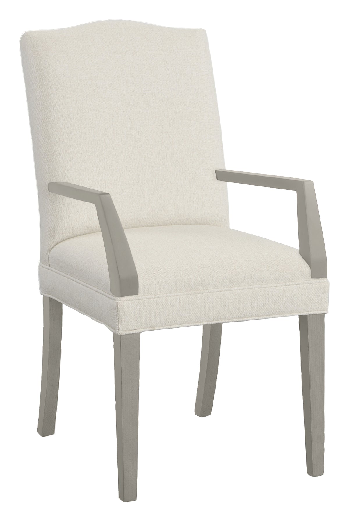 Camel Short Back Leather Arm Chair (L-1220-04-S) - Fairfield Chair