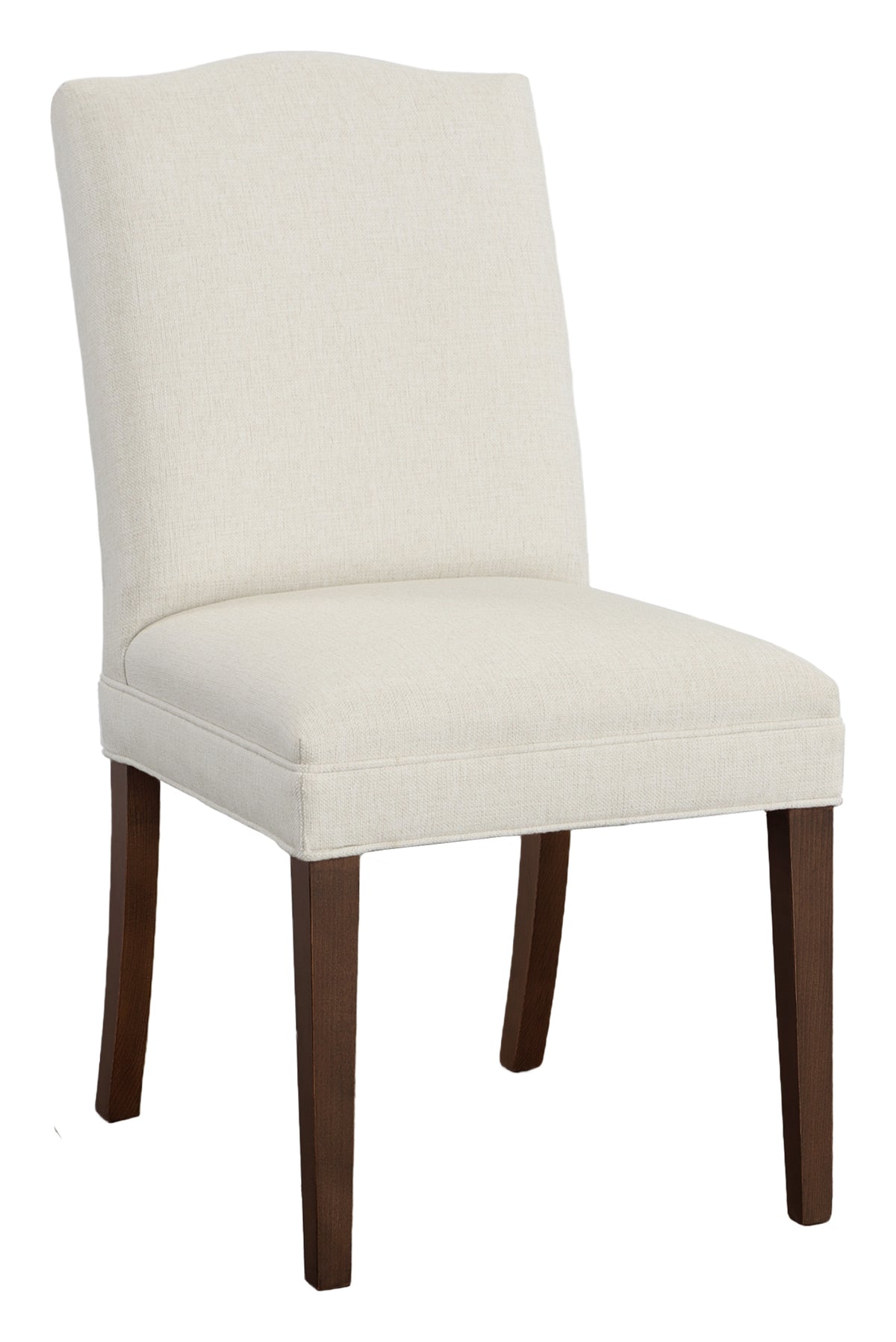 Camel Short Back Leather Side Chair (L-1220-05-T) - Fairfield Chair