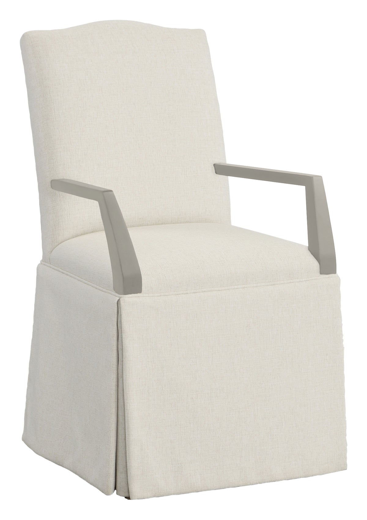 Camel Short Back Skirted Arm Chair (1221-04-S) - Fairfield Chair