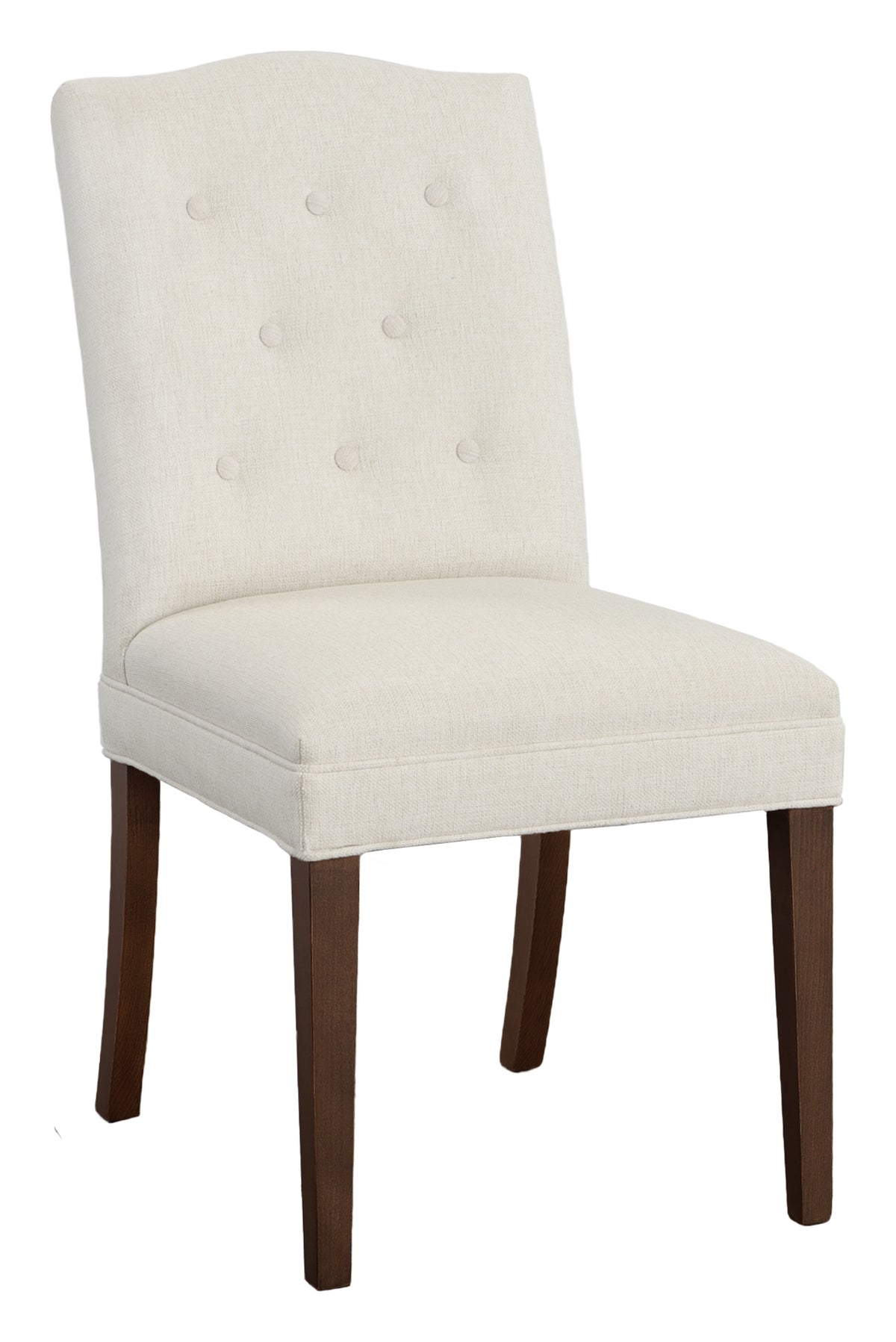 Camel Short Back Leather Side Chair (L-1222-05-T) - Fairfield Chair