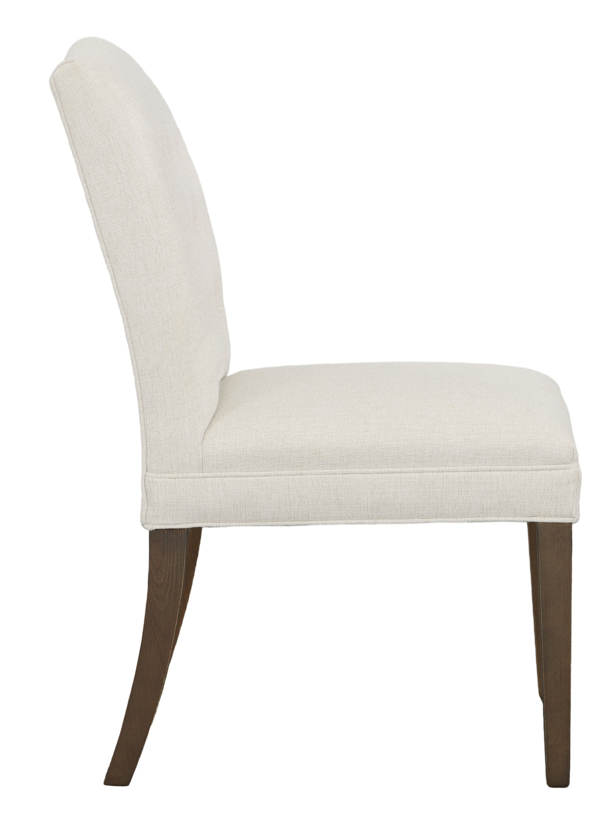 Camel Short Back Leather Side Chair (L-1222-05-T) - Fairfield Chair