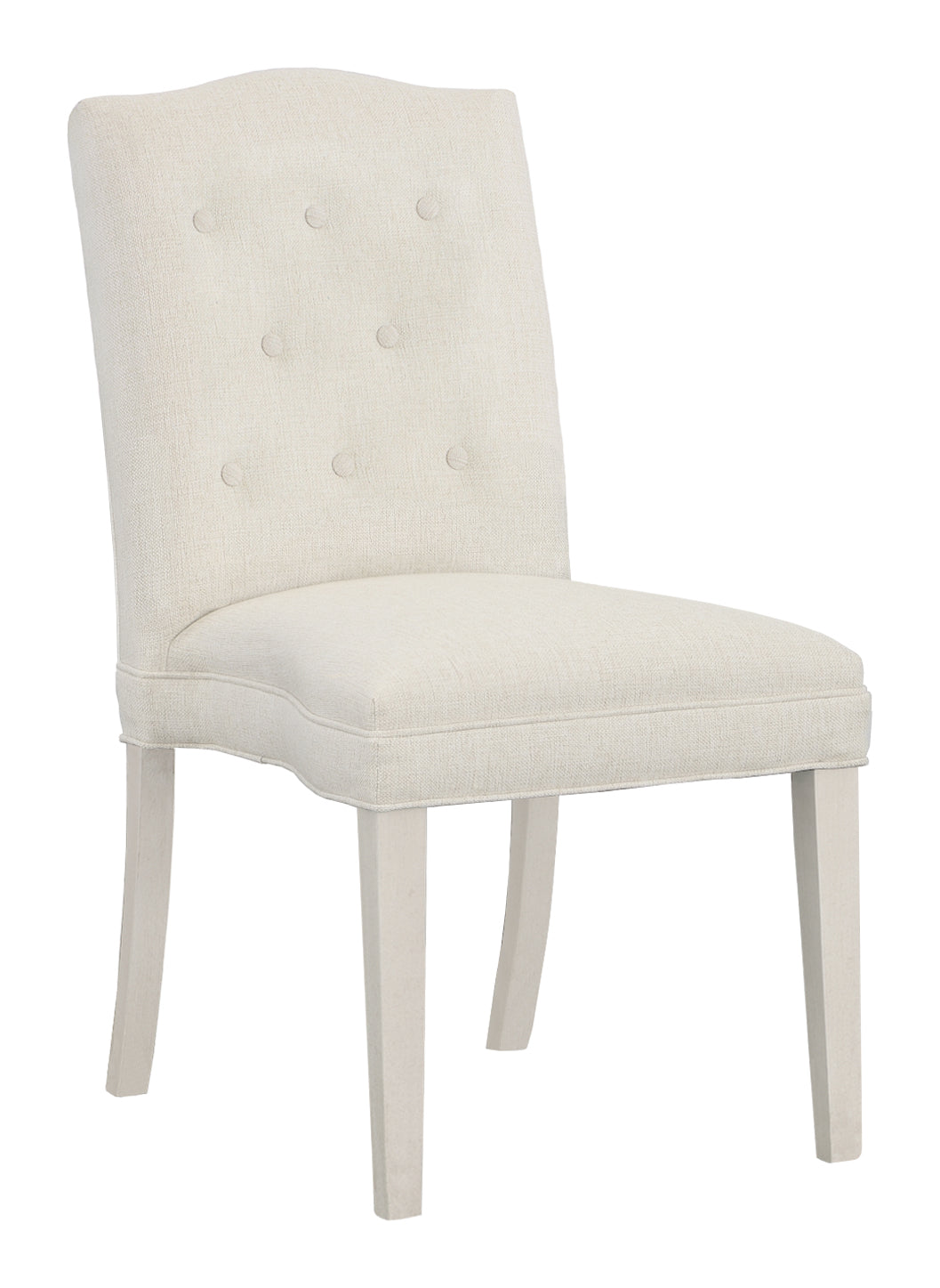 Camel Short Back Leather Armless Stack Chair (L-1222-14-L) - Fairfield Chair