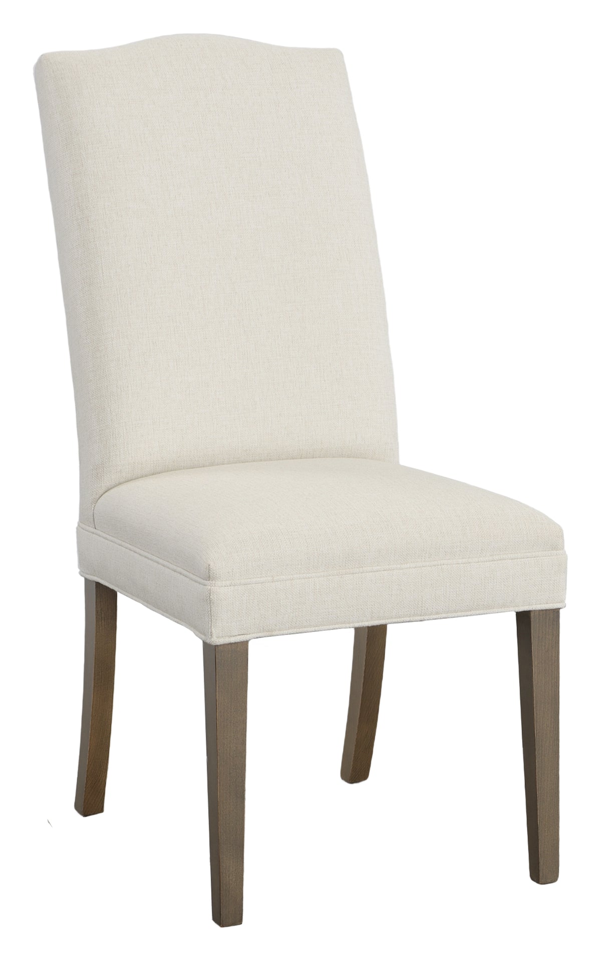 Camel Tall Back Leather Side Chair (L-1224-05-M) - Fairfield Chair