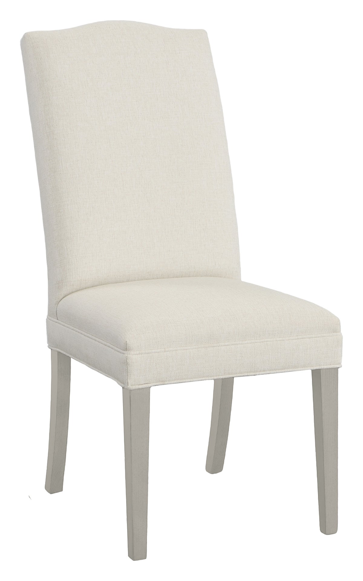 Camel Tall Back Leather Side Chair (L-1224-05-S) - Fairfield Chair