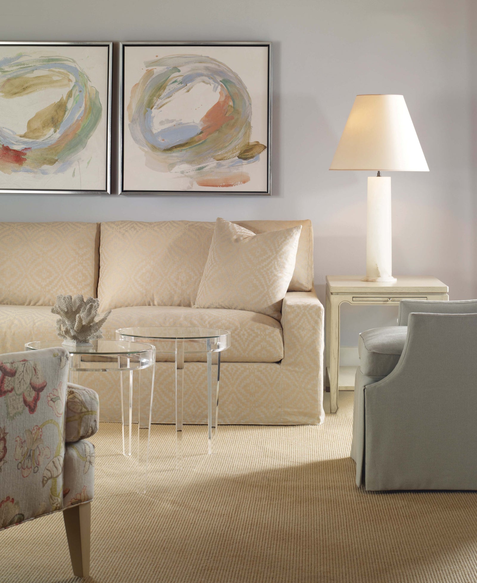 Wanda Acrylic Accent Table