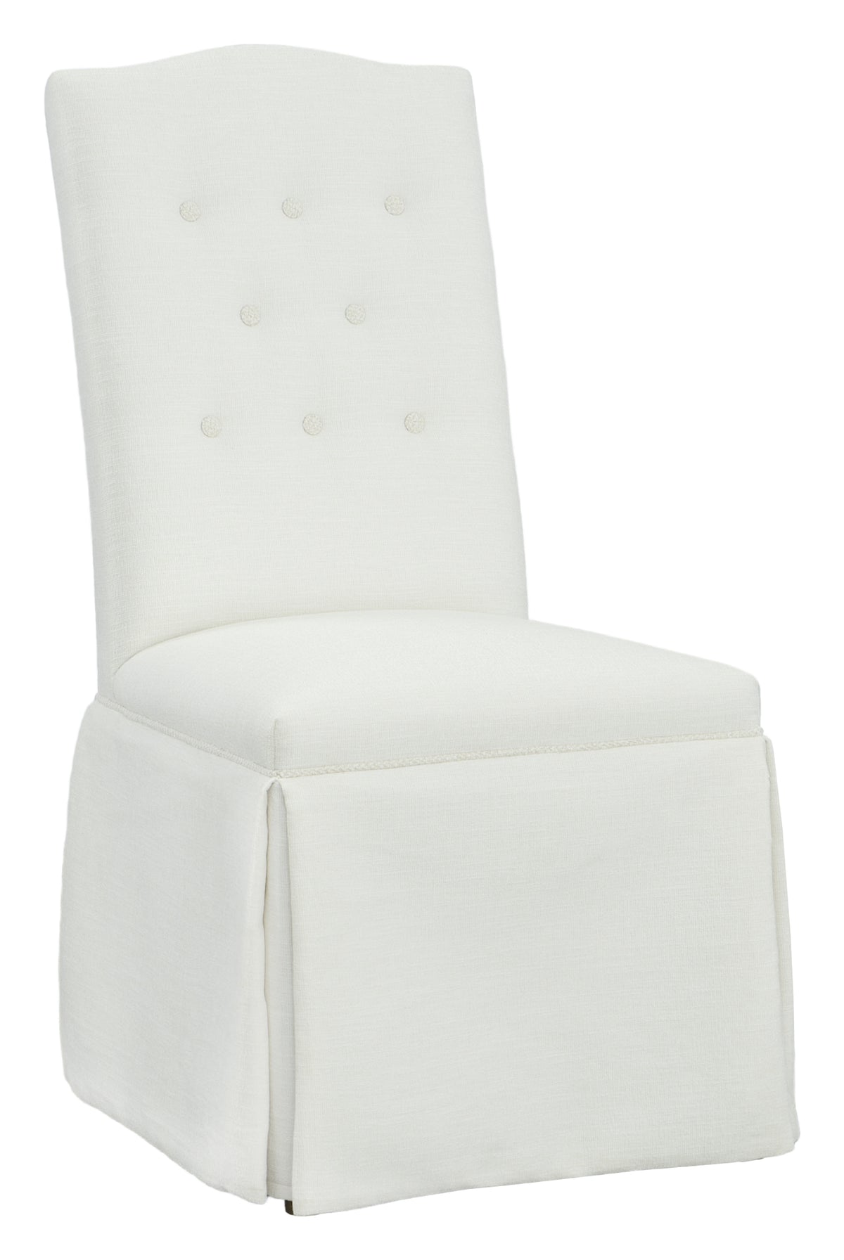 Camel Tall Back Skirted Side Chair (1227-05-T) - Fairfield Chair