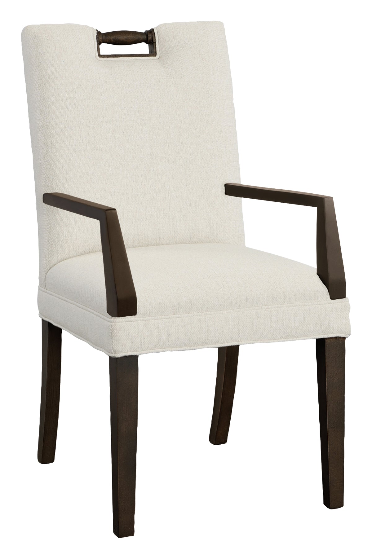 Pull Short Back Leather Arm Chair (L-1230-04-T) - Fairfield Chair