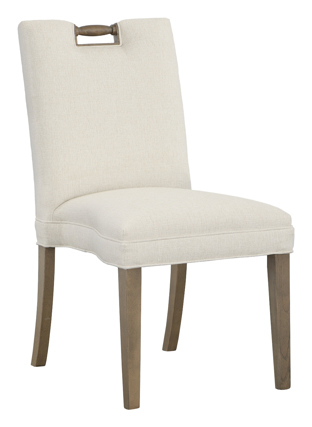 Pull Short Back Leather Armless Stack Chair (L-1230-14-M) - Fairfield Chair