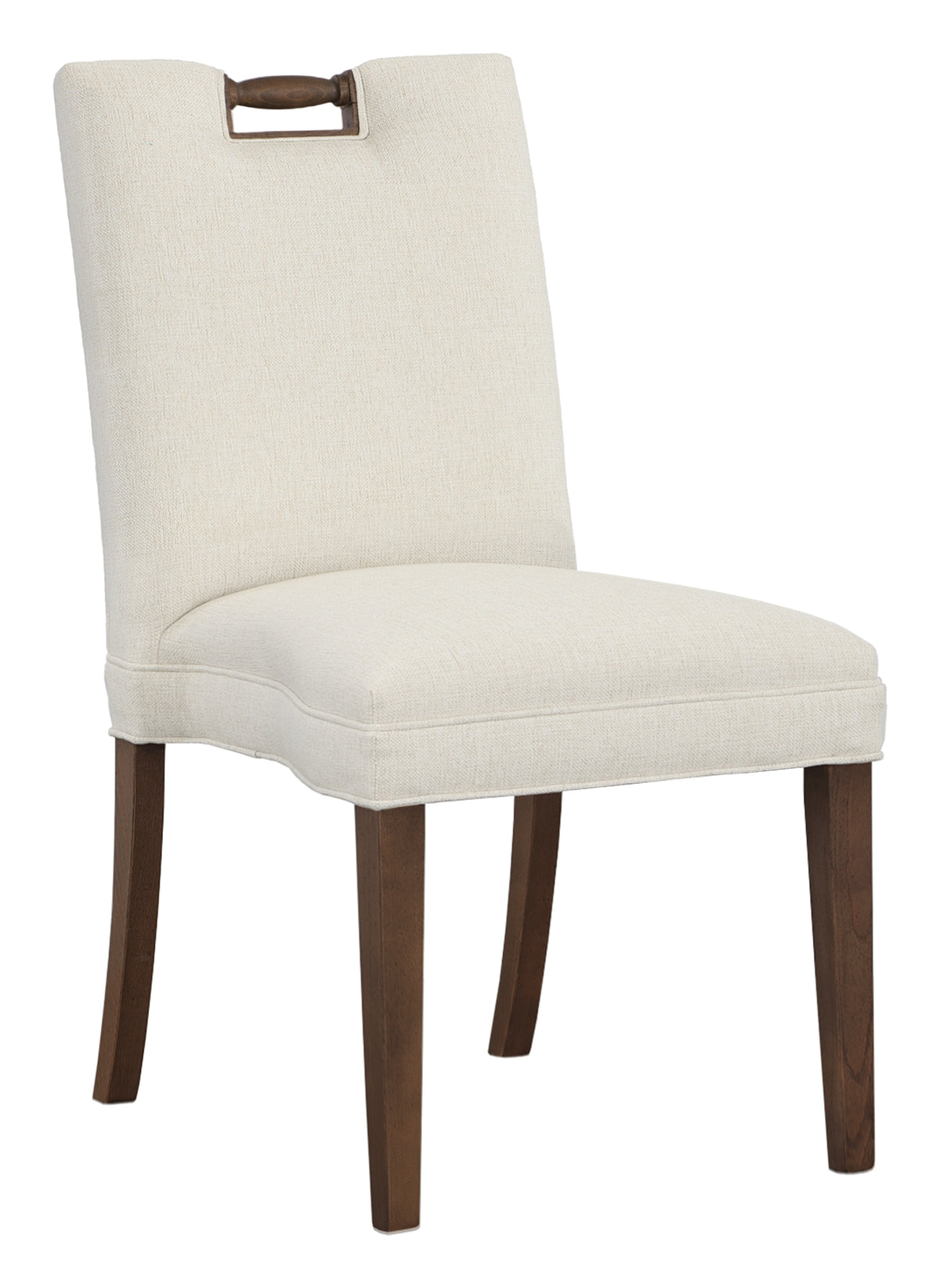 Pull Short Back Leather Armless Stack Chair (L-1230-14-T) - Fairfield Chair