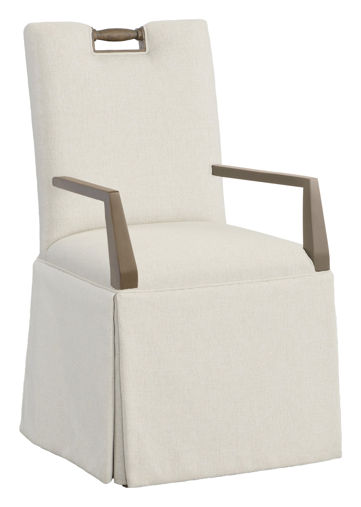 Pull Short Back Skirted Arm Chair (1231-04-T) - Fairfield Chair