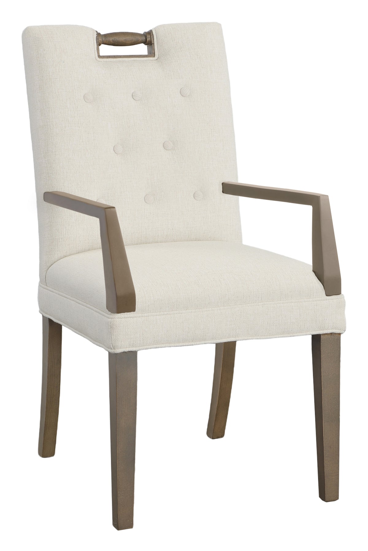 Pull Short Back Leather Arm Chair (L-1232-04-T) - Fairfield Chair