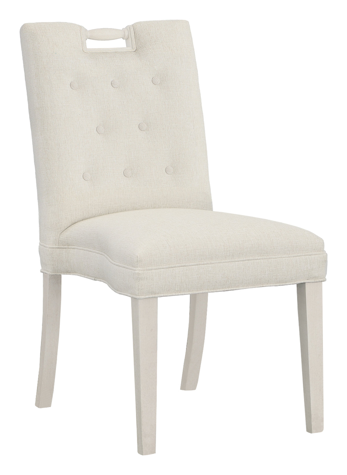 Pull Short Back Leather Armless Stack Chair (L-1232-14-L) - Fairfield Chair