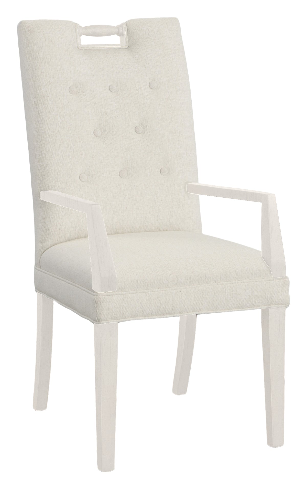 Pull Tall Back Leather Arm Chair (L-1236-04-L) - Fairfield Chair