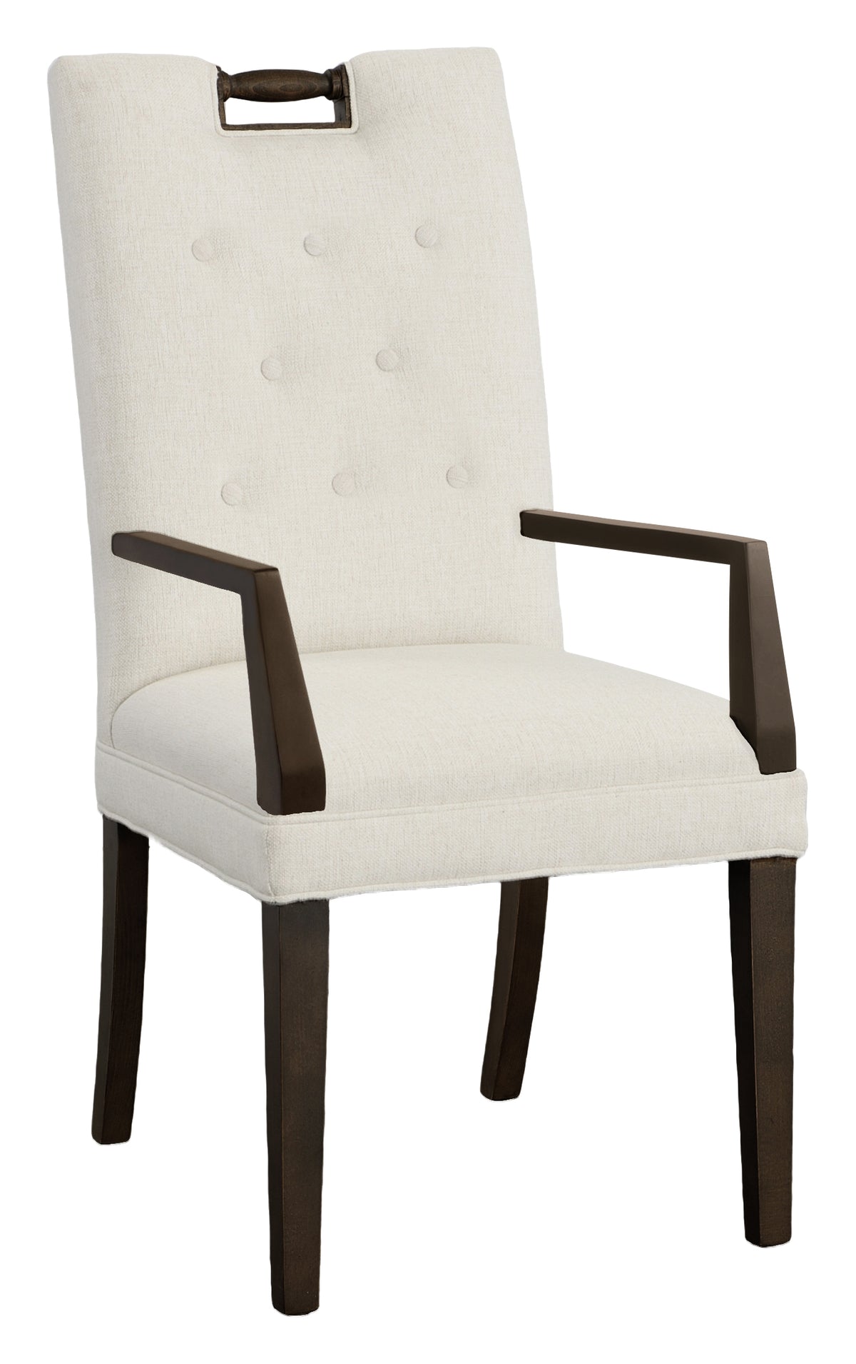 Pull Tall Back Leather Arm Chair (L-1236-04-T) - Fairfield Chair